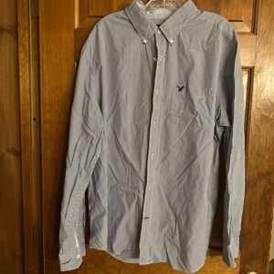 American Eagle Outfitters Men's Long Sleeve Button Up Shirt Classic Fit XXL